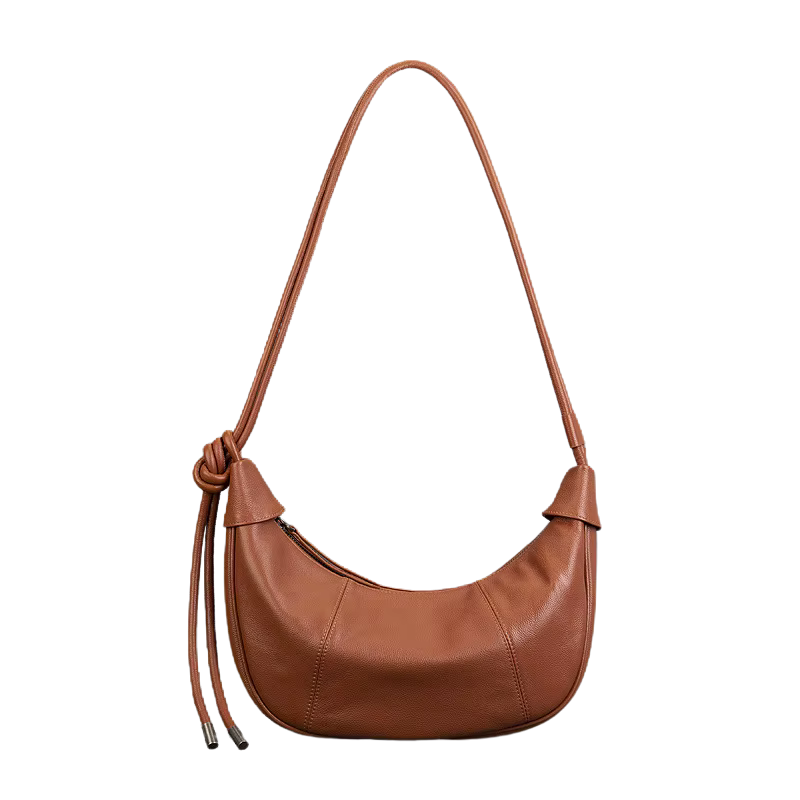 Bolsa Feminina de Couro Meia Lua