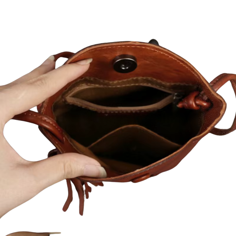 Bolsa de Couro Transversal