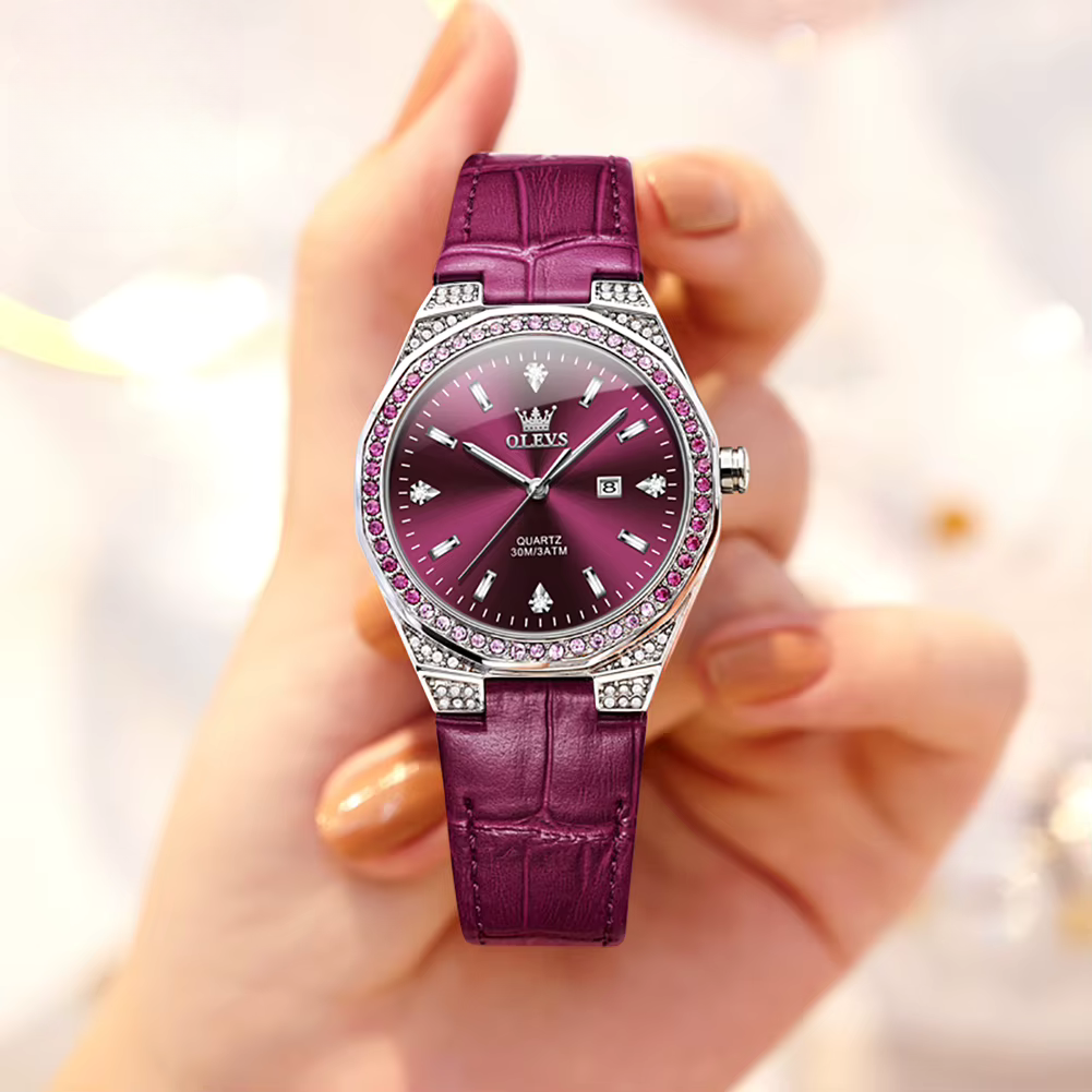 Relógio Feminino Quartzo de Luxo