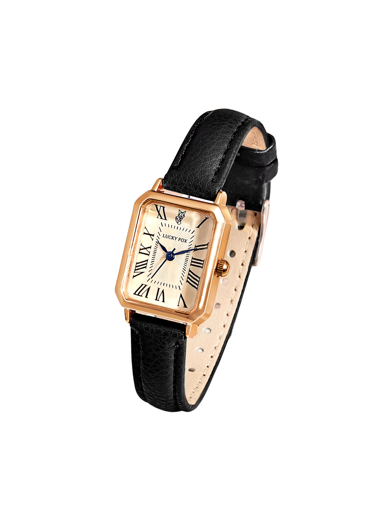 Relógio de Couro Tradicional Com Pulseira