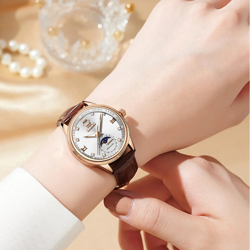 Relógio Feminino Automático Château Diamond