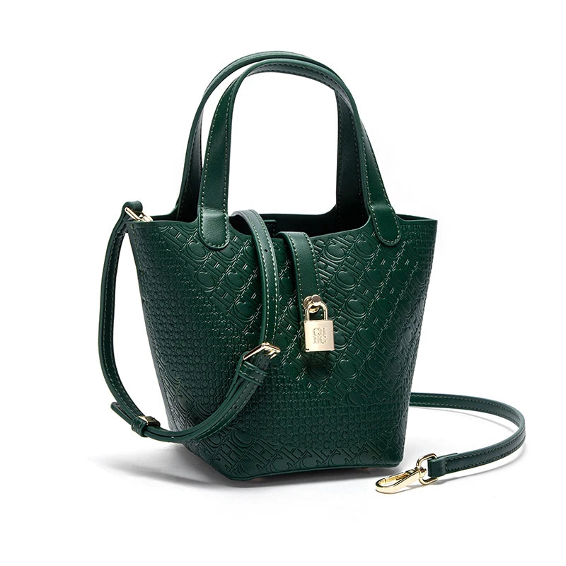 Bolsa Tote Retrô com Fivela Metálica