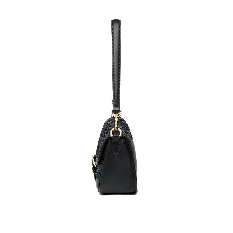 Bolsa de Couro Artesanal Floratta