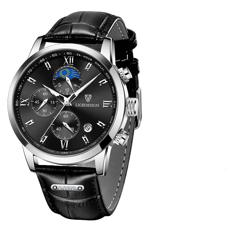 Relógio Feminino de Luxo-Preto