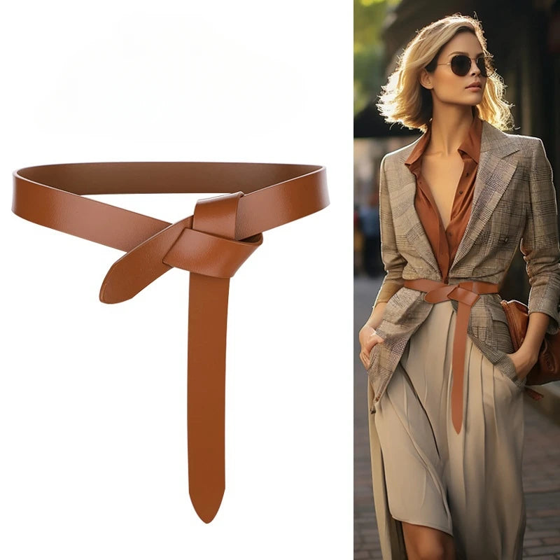 Cinto de Couro Com Nó