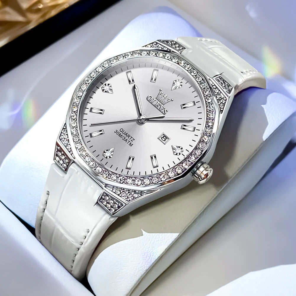 Relógio Feminino Quartzo de Luxo