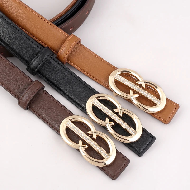 Cinto Feminino de Couro Verona