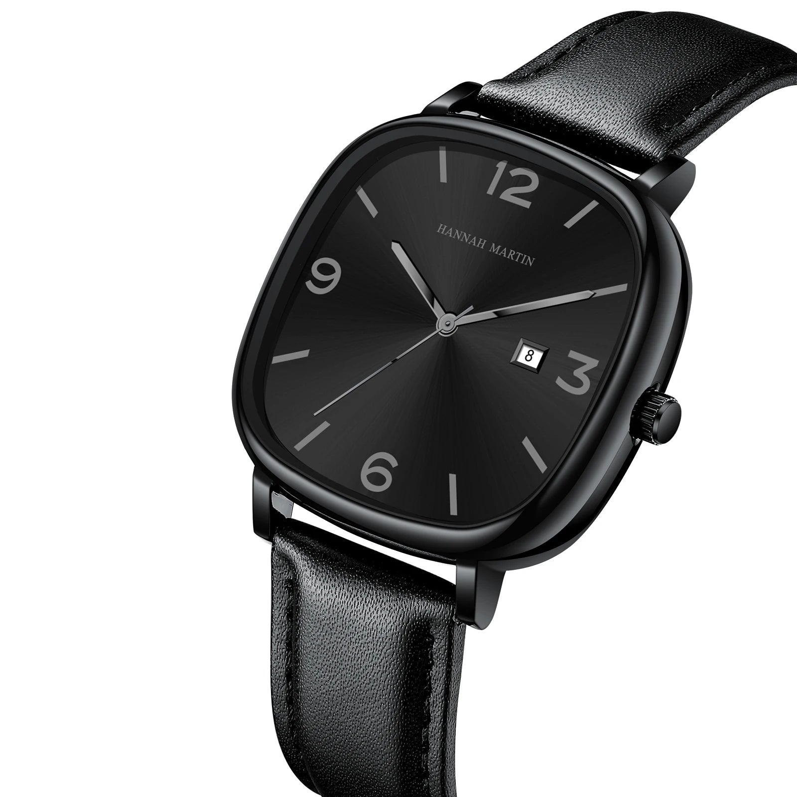 Relógio de Couro Feminino Aura Square