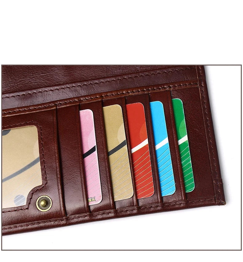 Carteira de Couro Feminina