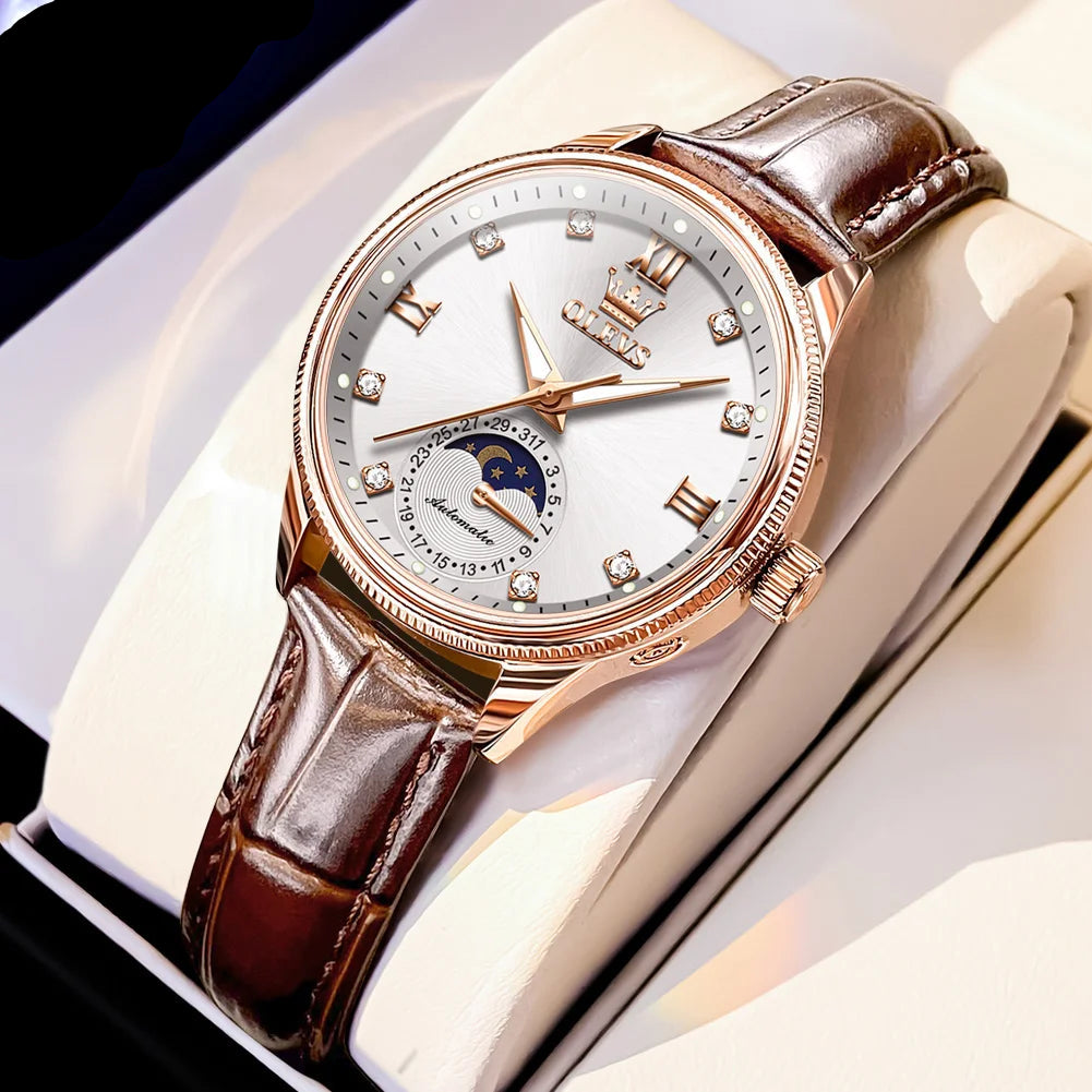 Relógio Feminino Automático Château Diamond