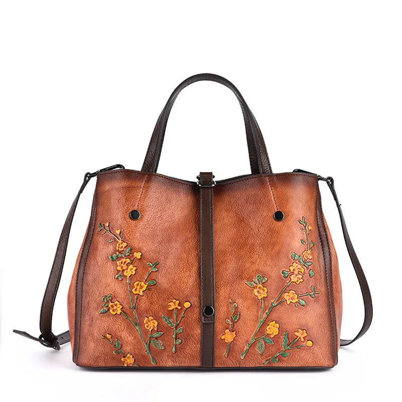 Bolsa de Couro em Relevo Florenza