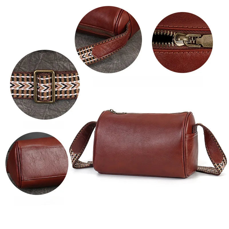 Bolsa de Couro Legítimo de Ombro