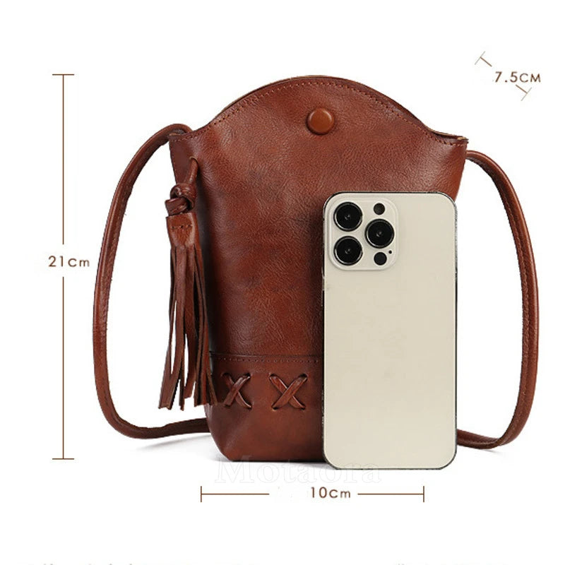 Bolsa de Couro Transversal