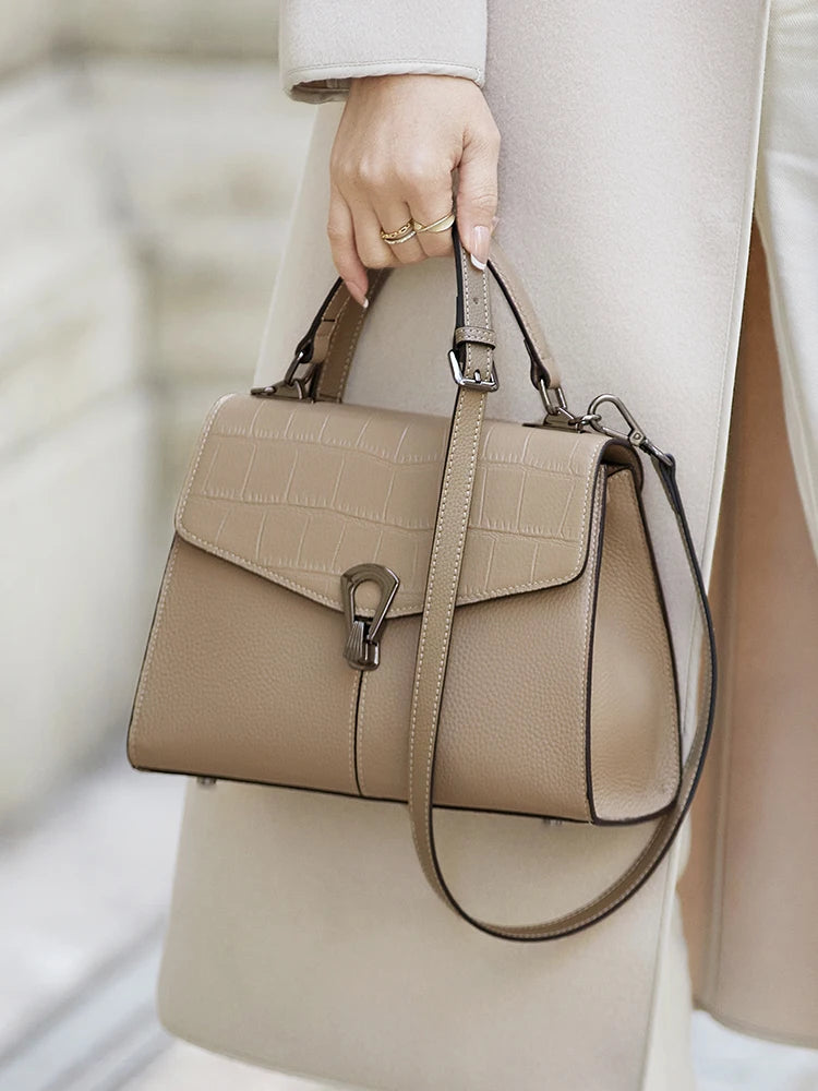 Bolsa Heritage Graphite Croco