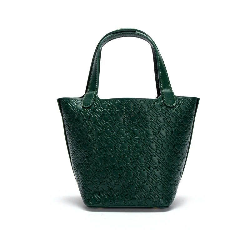 Bolsa Tote Retrô com Fivela Metálica