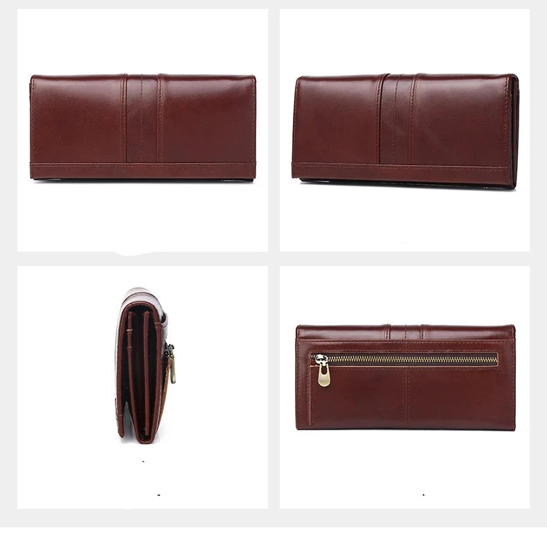 Carteira de Couro Feminina