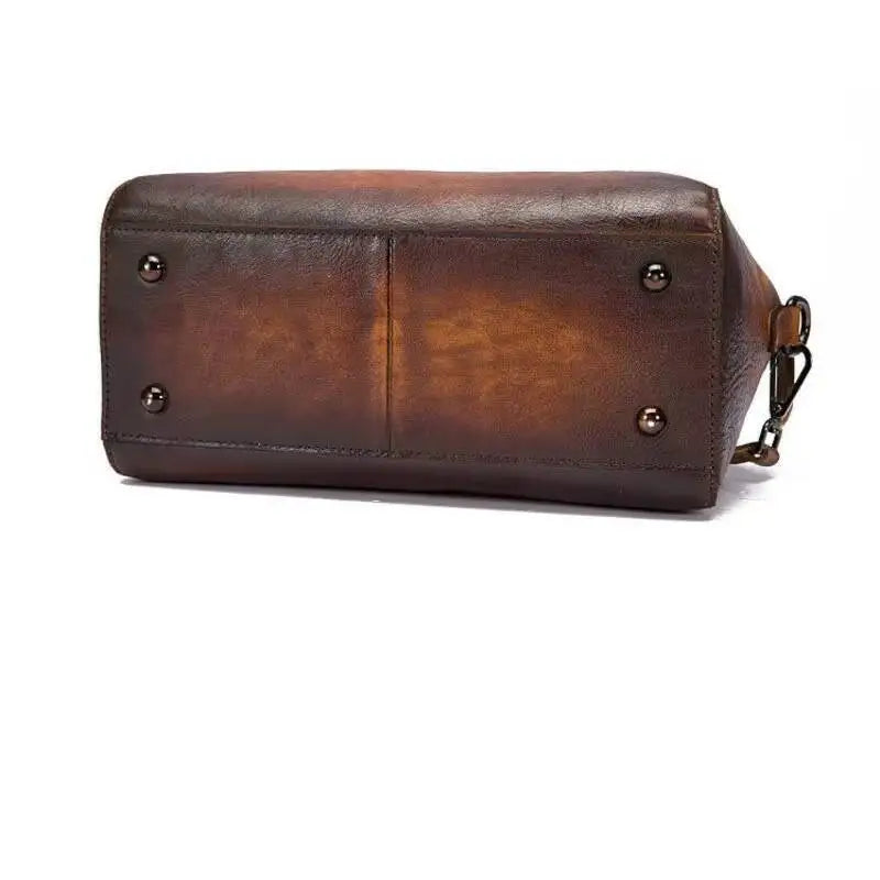 Bolsa de Couro Retrô Artesanal