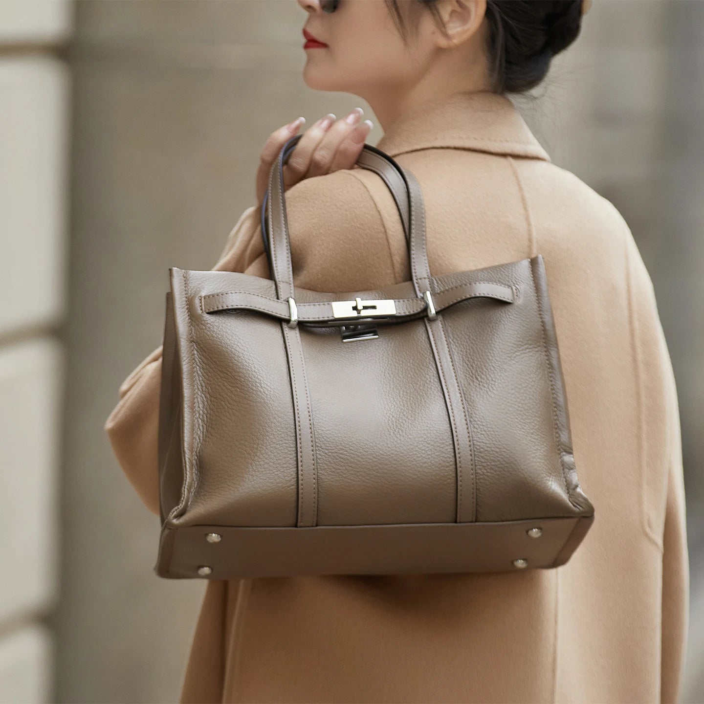 Bolsa Shoulder Grand Heritage - Cáqui