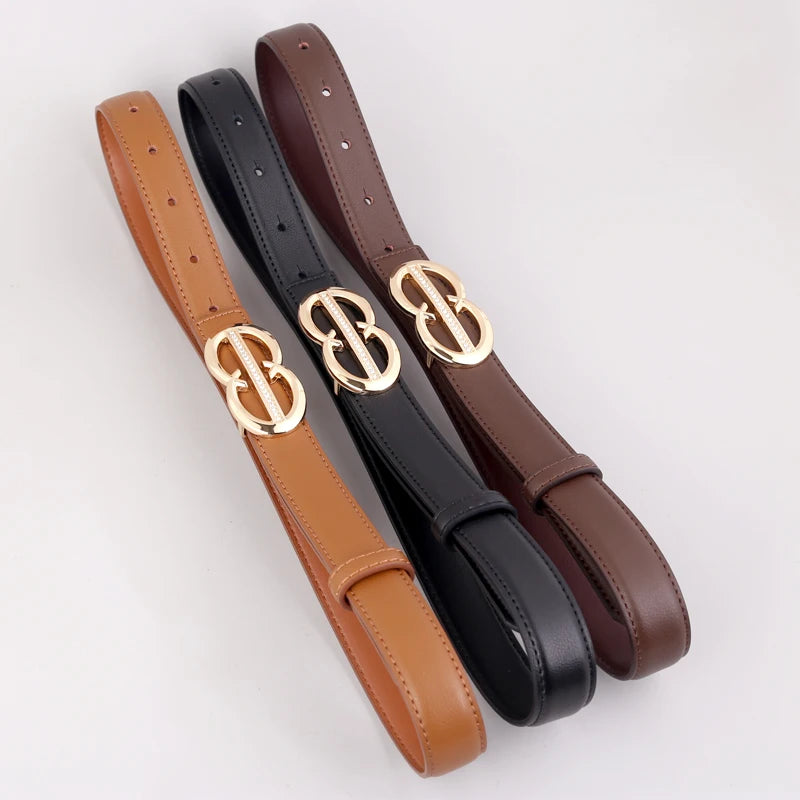 Cinto Feminino de Couro Verona