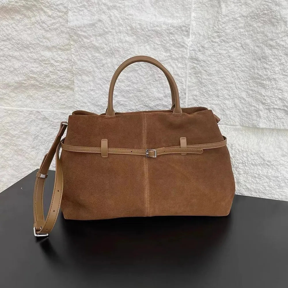 Bolsa Tote Fosca de Couro Legítimo