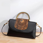 Bolsa de Couro Clutch Com Alça