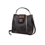 Bolsa Ponteio de Couro Legítimo