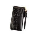 Carteira Clutch  de Couro 3D