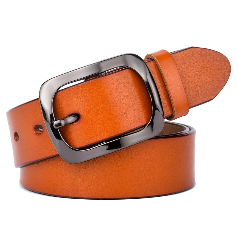 Cinto de couro Estilo Bolacha