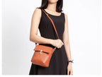 Bolsa de Ombro Pequena-Marrom