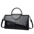 Bolsa de Couro Legítimo Eterna-Preto