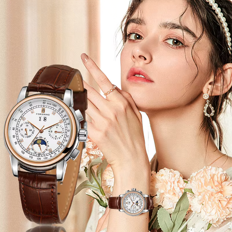 Relógio Feminino Automático Celestial Diamond