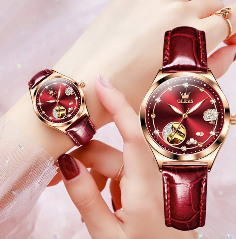 Relógio Grand Majestic – Automático Vinho.