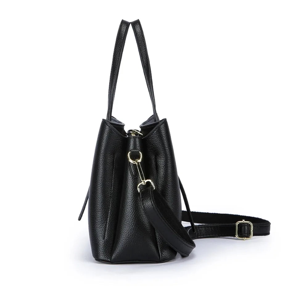 Bolsa Tote Trapeze em Couro Tecnológico