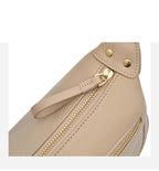 Bolsa Hobo Lucca em Couro Legítimo Cáqui
