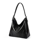 Bolsa Hobo Noir Soft em Couro Tecnológico