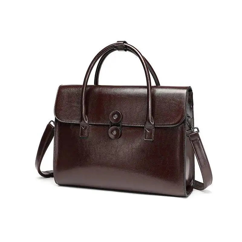 Bolsa de Couro Clássica Executiva