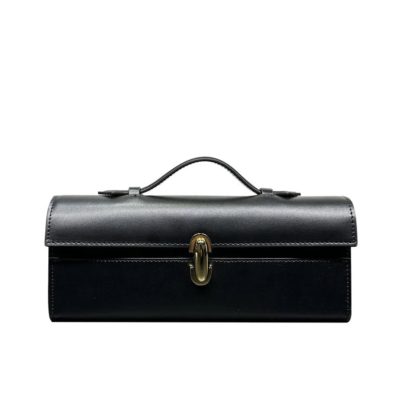 Bolsa Feminina de Couro Baguete