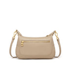 Bolsa Hobo Lucca em Couro Legítimo Cáqui