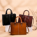 Bolsa Tote de Couro Genuíno Luxo