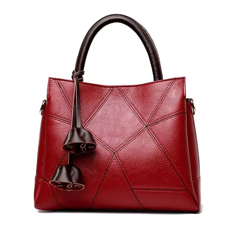Bolsa Vértice de Couro