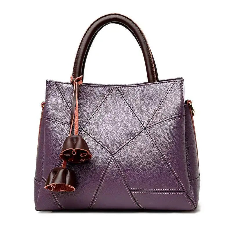 Bolsa Vértice de Couro