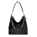 Bolsa Hobo Noir Soft em Couro Tecnológico