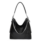 Bolsa Hobo Noir Soft em Couro Tecnológico