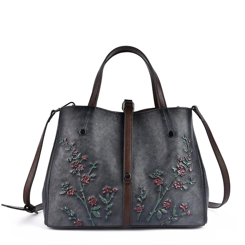 Bolsa de Couro em Relevo Florenza