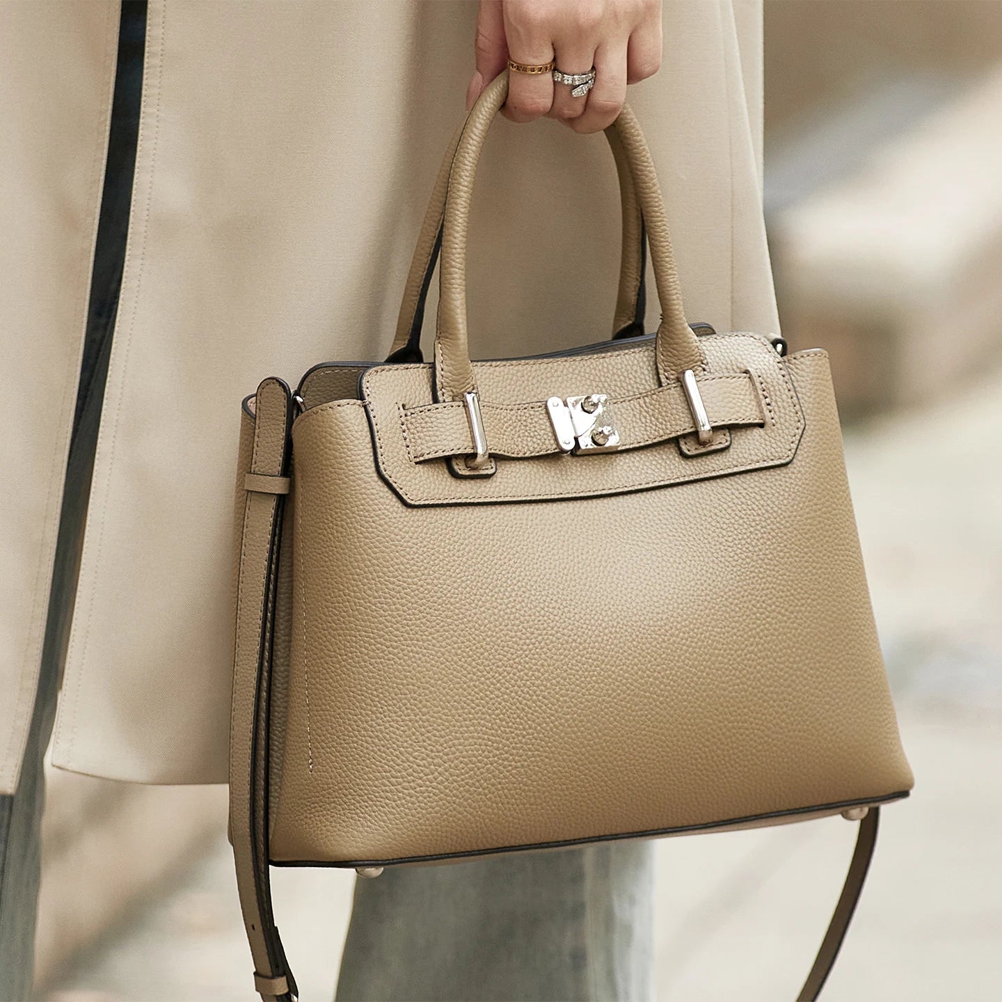 Bolsa Amalfi Buckle Leather – Edição Heritage