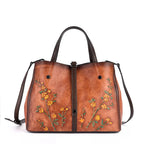 Bolsa de Couro em Relevo Florenza