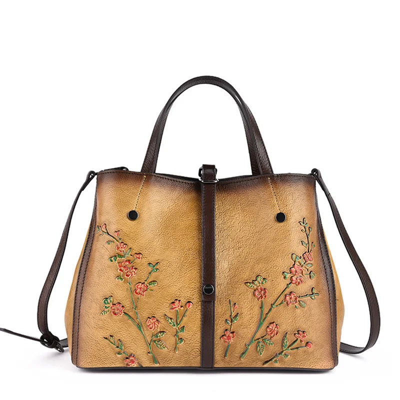 Bolsa de Couro em Relevo Florenza
