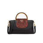 Bolsa de Couro Clutch Com Alça