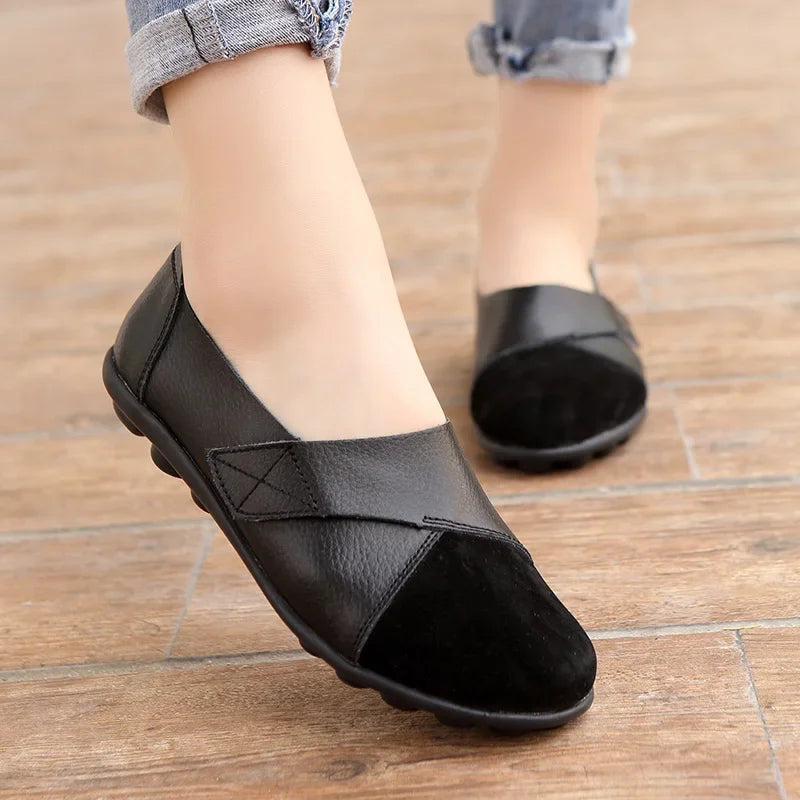 Mocassim Feminino Baixo-Preto