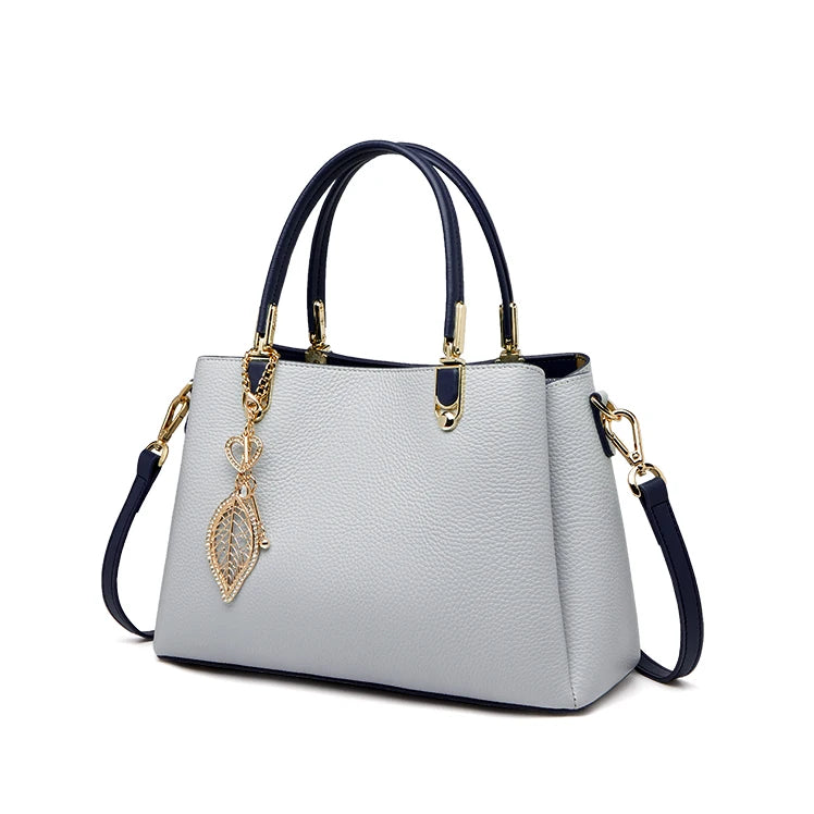 Bolsa Satchel Côte d'Azur em Couro Legítimo